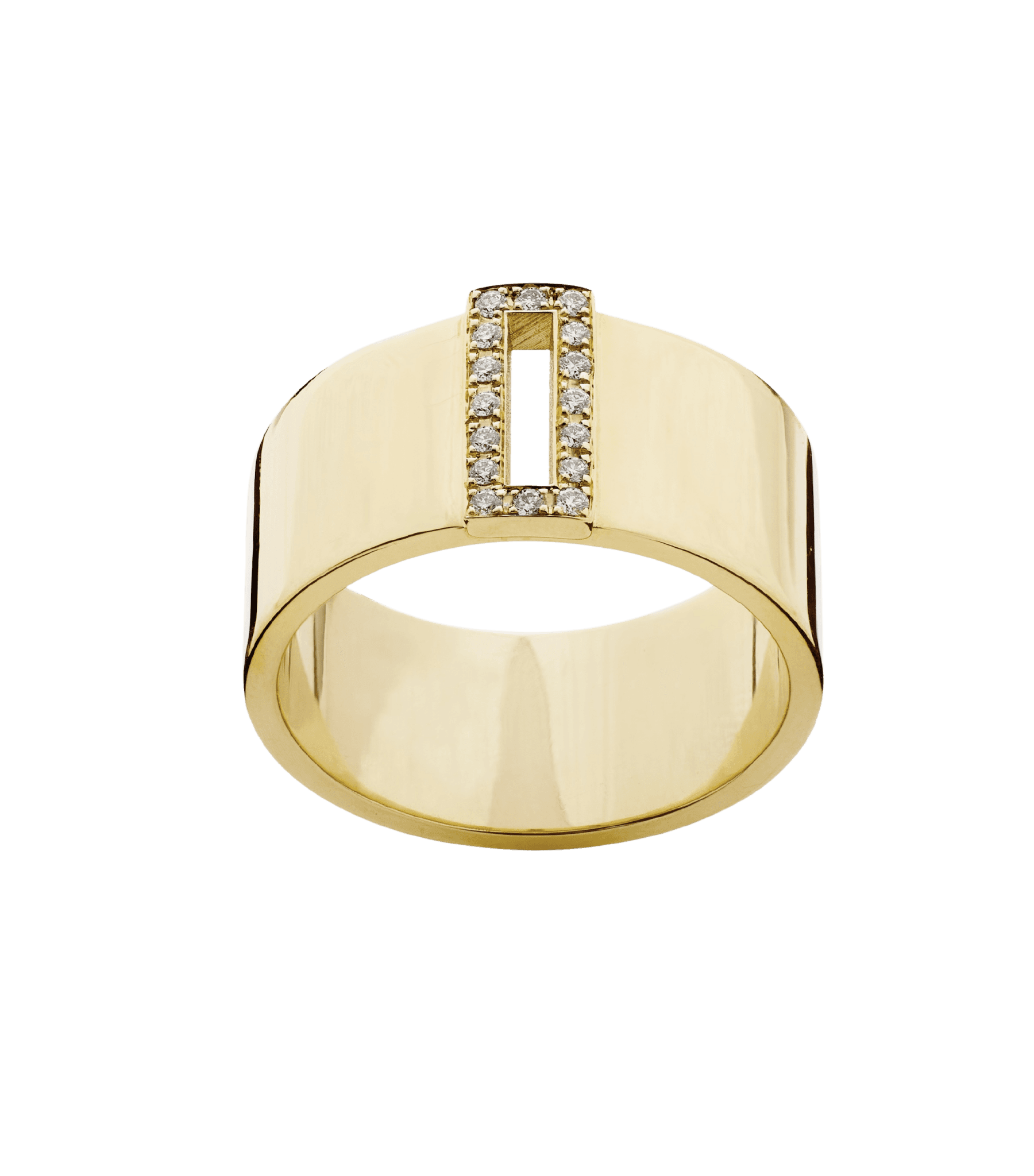 Strata Pavé ring, bred
