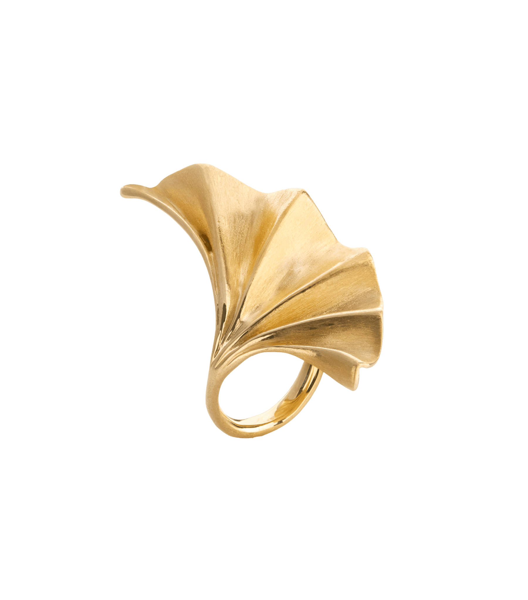 Plissé ring, large