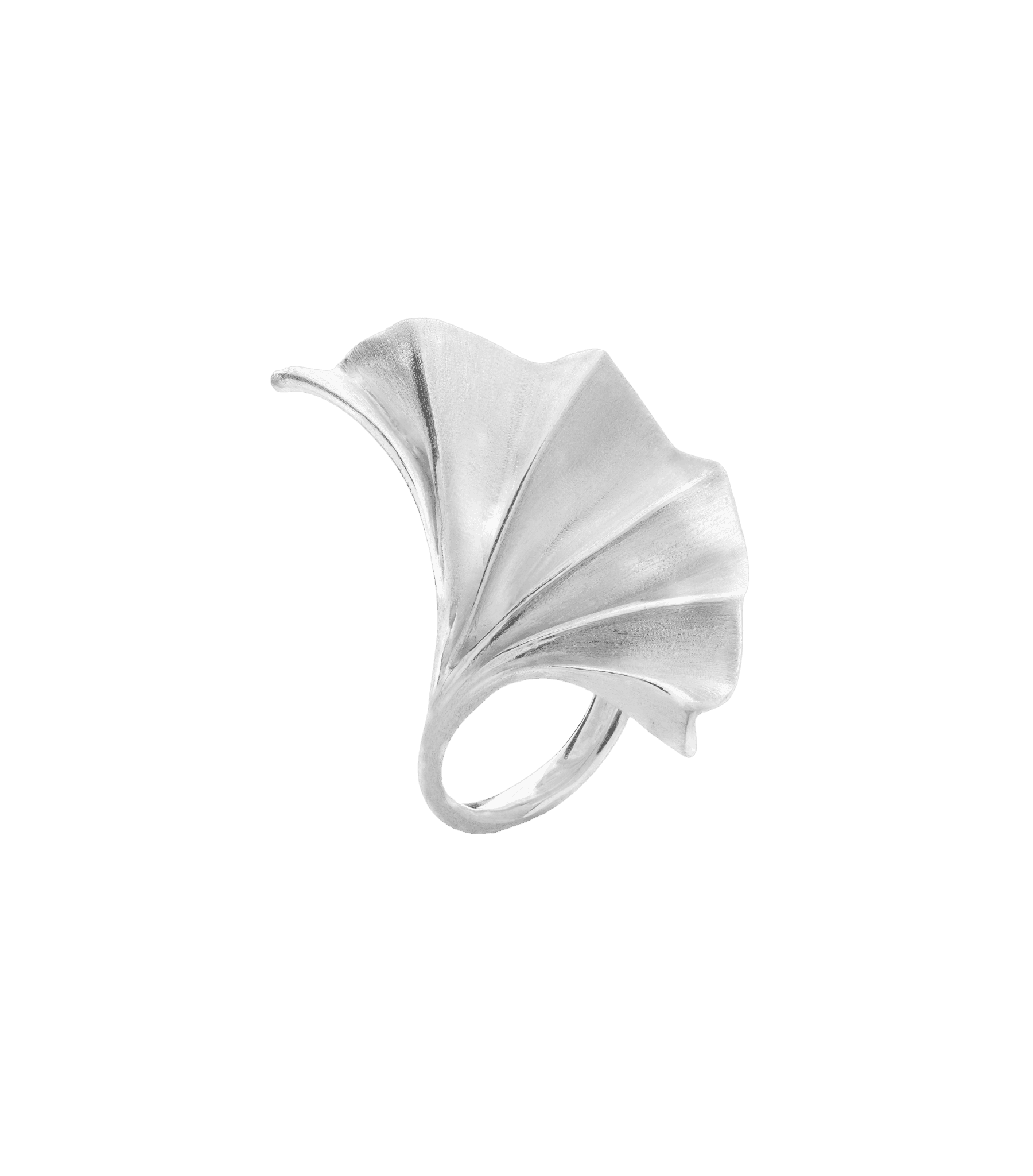 Plissé ring, large