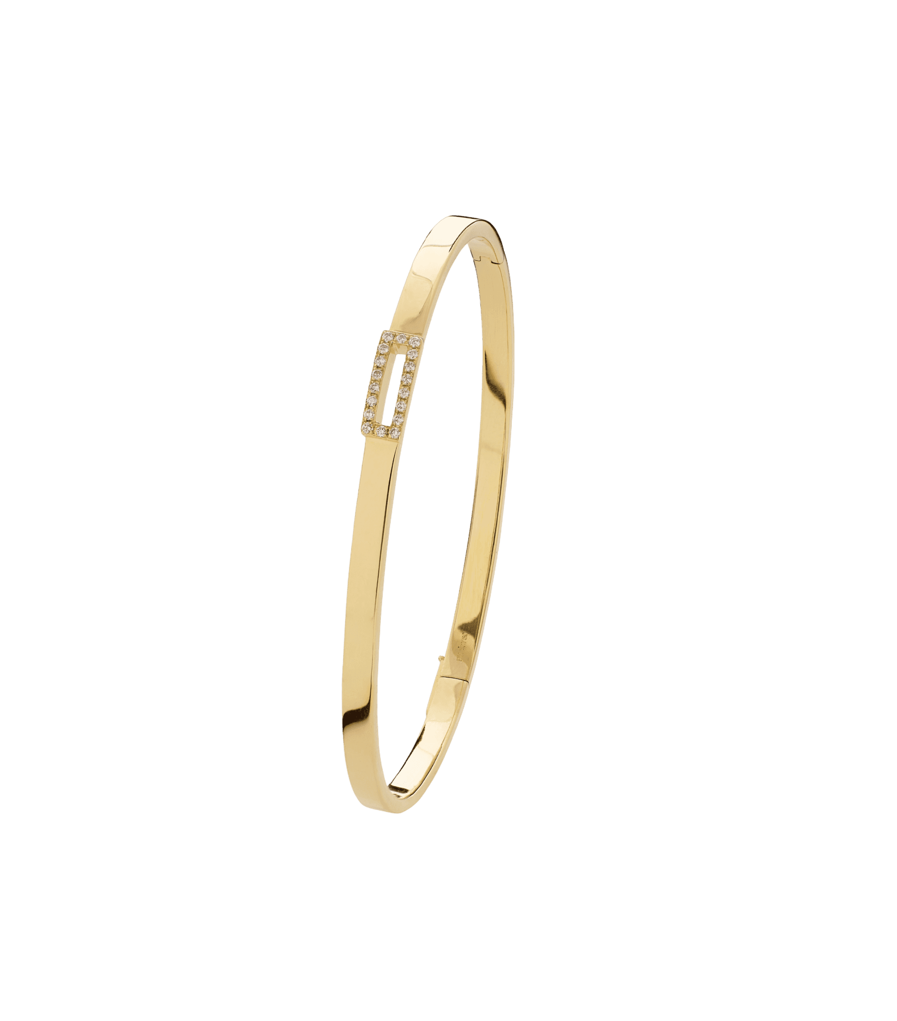 Strata Pavé armring, smalt