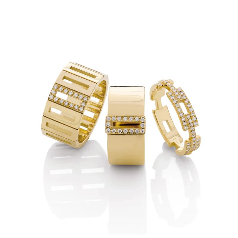 Strata Pavé ring