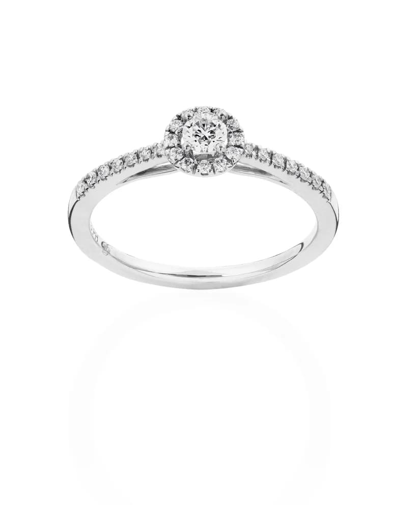 Ring med rund roset