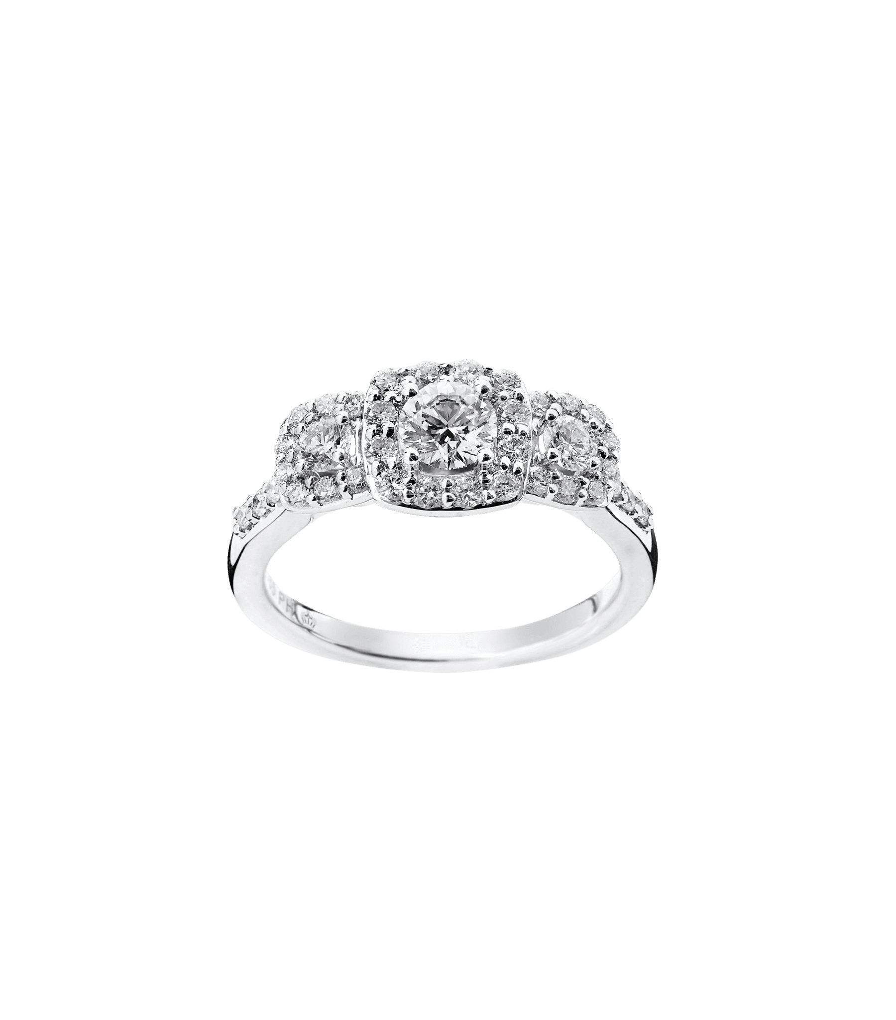 Rosét ring, trio